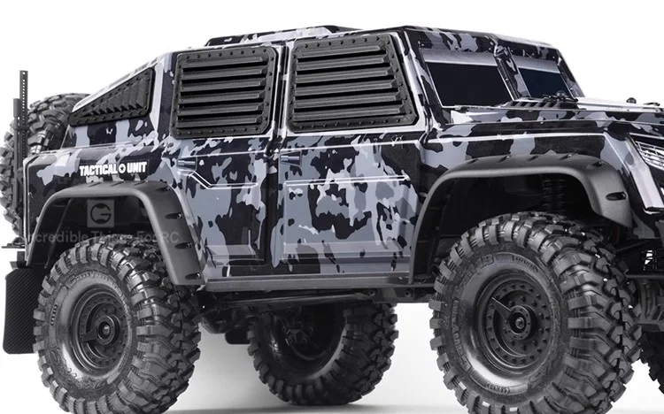 ชุดเกราะพิมพ์ 3 มิติสําหรับ 1/10 TRAXXAS TRX-4 TACTICALUNIT