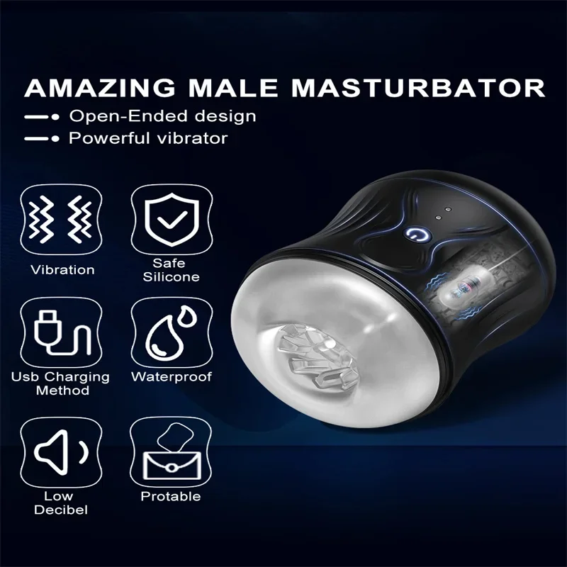 ของเล่นAnalสําหรับชายปากMasturbator Ejaculation Delay Men 'S Sex Toysถุงมือช่องคลอดปั๊มBig Dildo VagineสําหรับMan 2024 ของเล่น