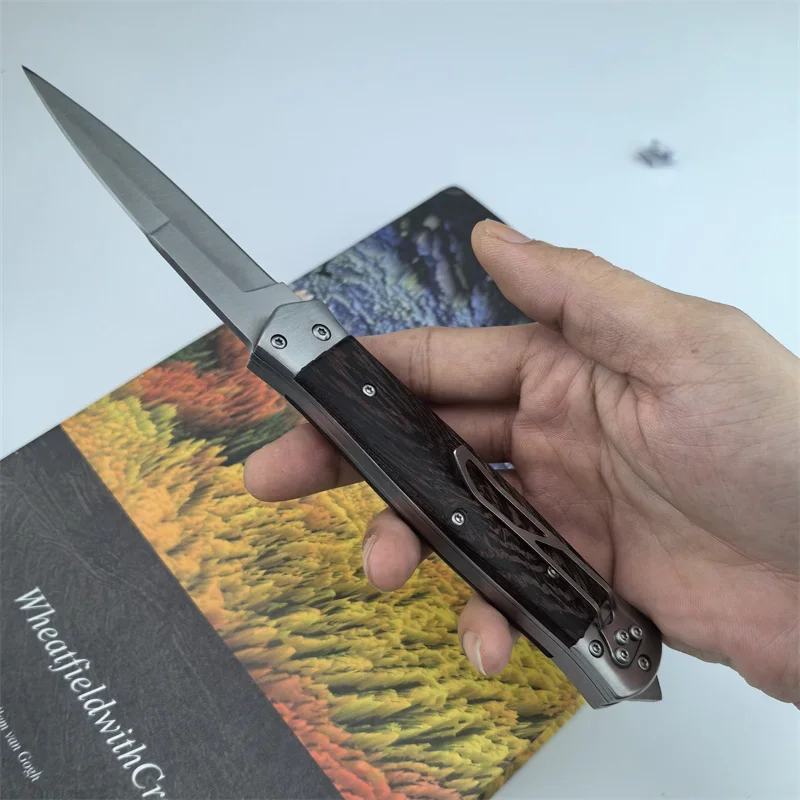 Stiletto Pocket Knife Utility EDC Tools,Folding Knives,Outdoor Mini Pocket Folding Knife EDC Hunting Multifunctional Tools