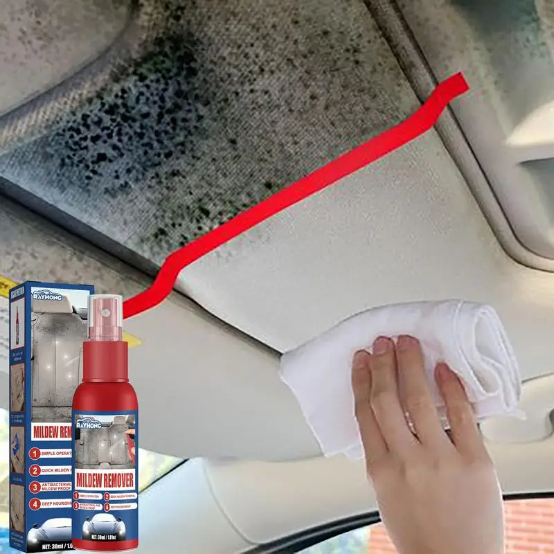 30ml Środek do usuwania pleśni w wnętrze samochodu Maty do stóp Podkładka do usuwania pleśni Spray do czyszczenia i konserwacji Auto Mold Coating Cleaner