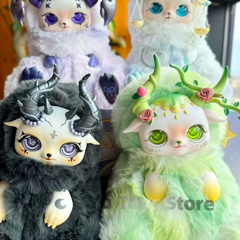 2024 Mobostar Twelve Constellations Morning Dew Series Mystery Box Soft Vinyl Dolls Blind Box Plush Figurine Toy Collection Gift