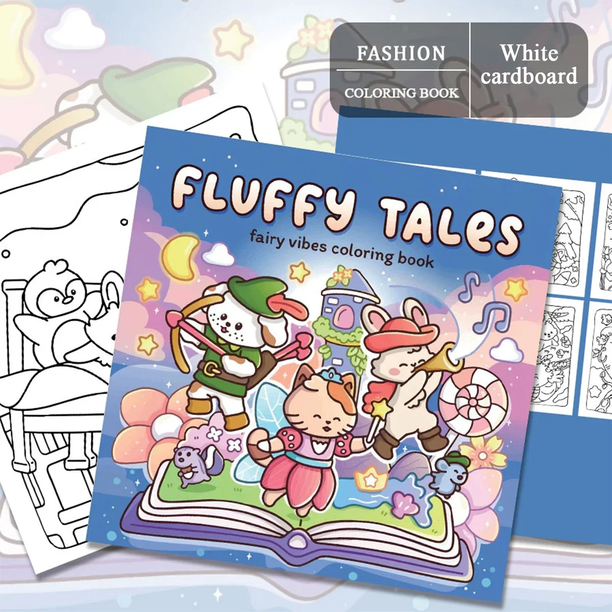 질리시 타임 성인 색칠하기 책 쉬운 대담한 창의적인 페이지 편안한 스트레스 해소DIY 부모 자녀 상호 작용 홈 레저 아트 Th