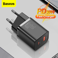 Baseus Super Si 30W USB C Charger Adapter for iPhone 14 13 12 Pro Max iPad Type C QC 3.0 PD Fast Charge for Xiaomi Quick Charger