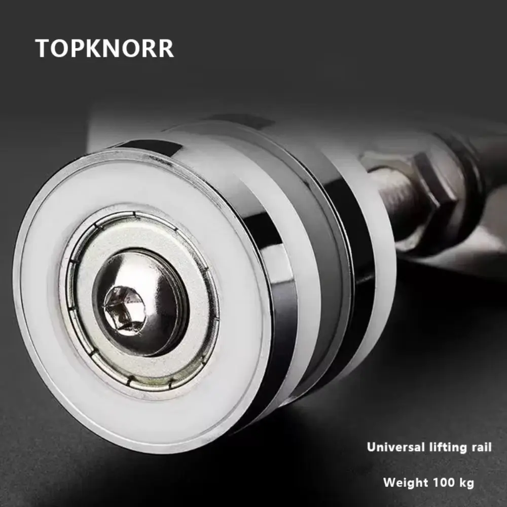 Heavy Duty Folding Door Pulley Silent Operation Durable Construction Sliding Door Pulley High Load-Bearing Easy Installation