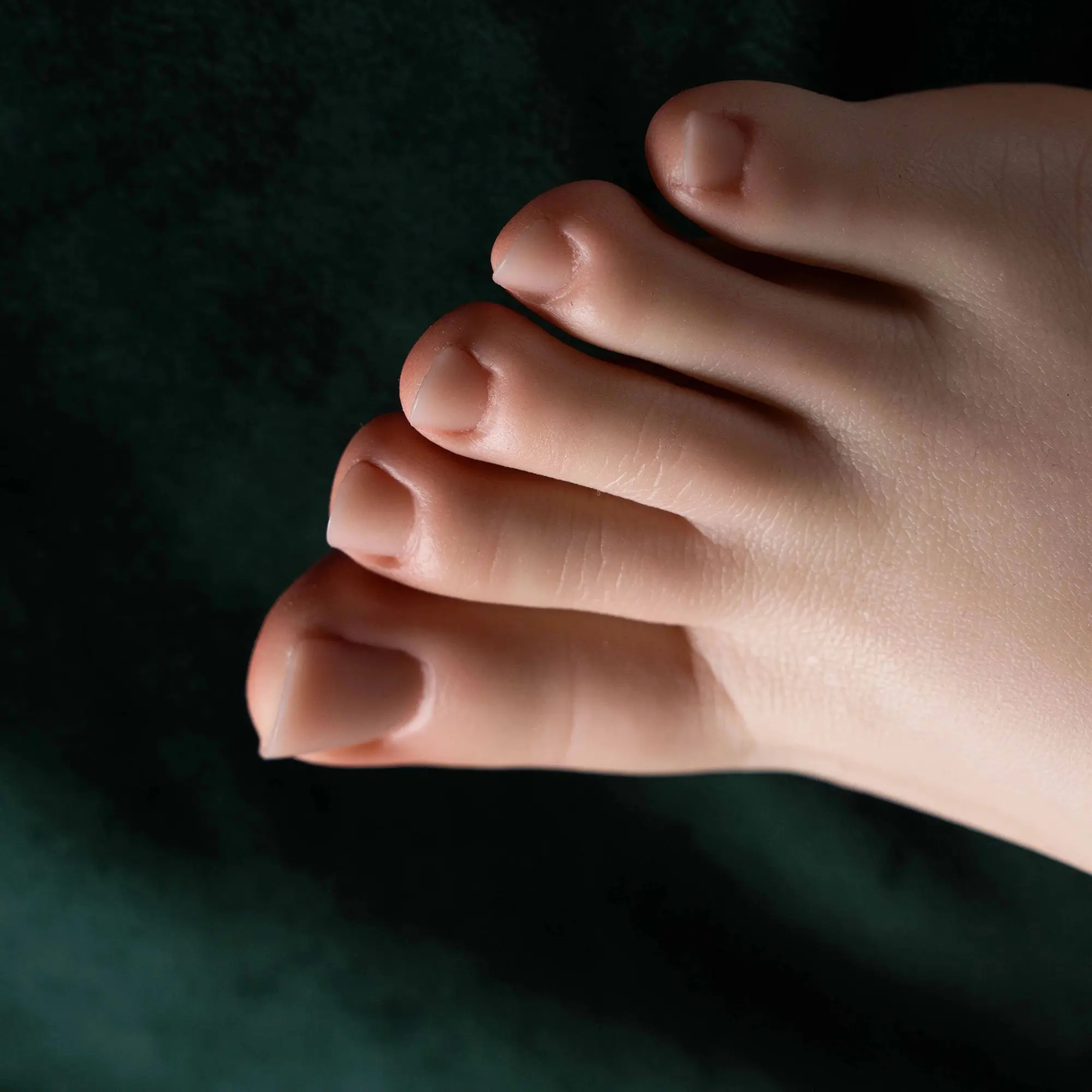 Realistic Female Silicone Foot Artificial Mannequin Feet Model Fake Nail Art Shoes Display Props Stockings Photography TGZ35-01