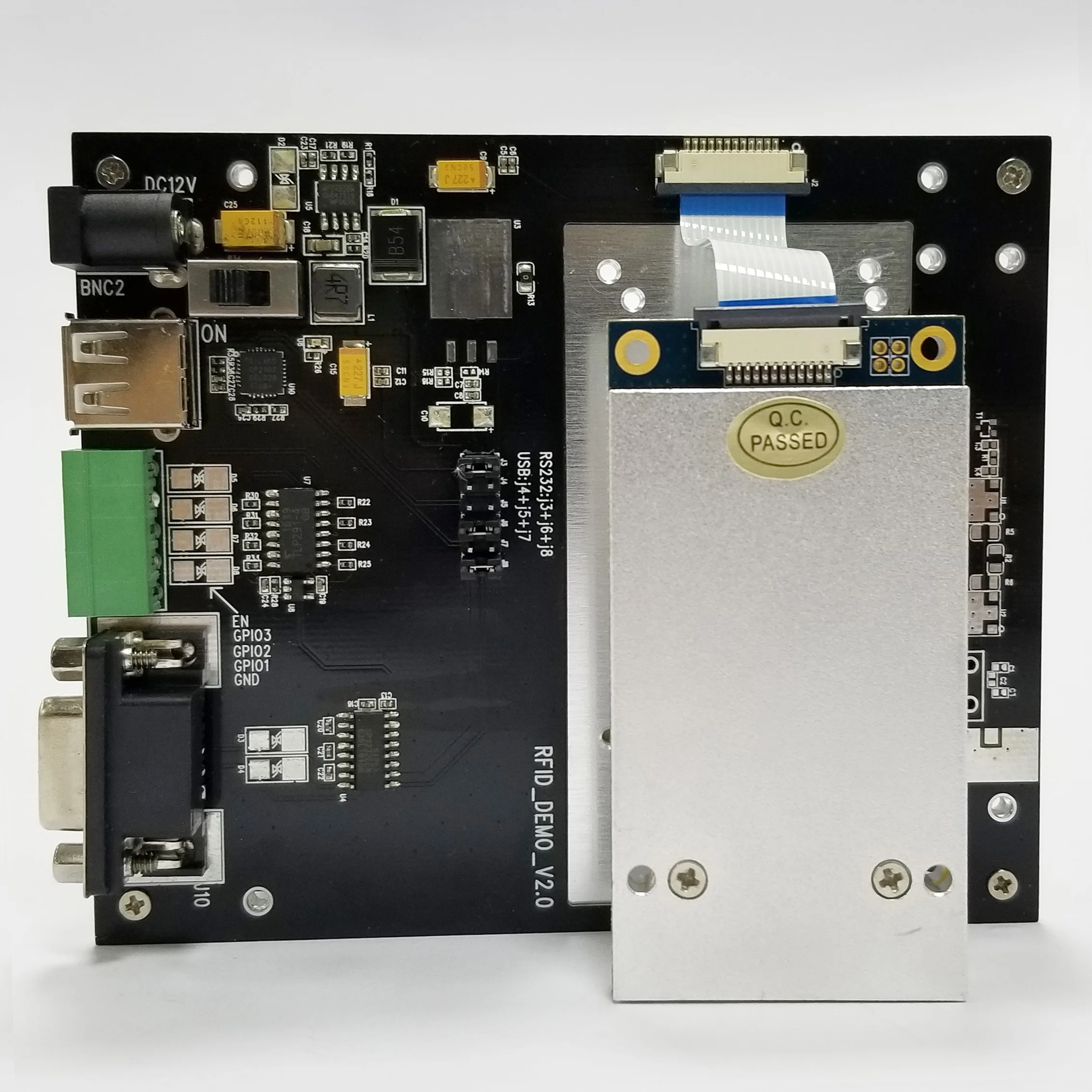 Imagem -03 - Módulo do Leitor da Frequência Ultraelevada Rfid do Elevado Desempenho de 840mhz-960mhz Mesmo Que a Coisa M6e Mágico para o pi da Framboesa