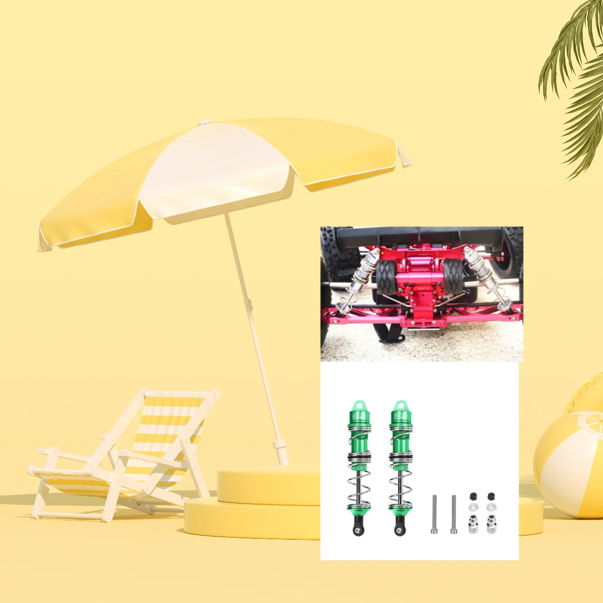 

Алюминиевые задние двухсекционные пружинные демпферы GPM для ARRMA Kraton Outcast RTR-ARA106060, обновленные гоночные детали