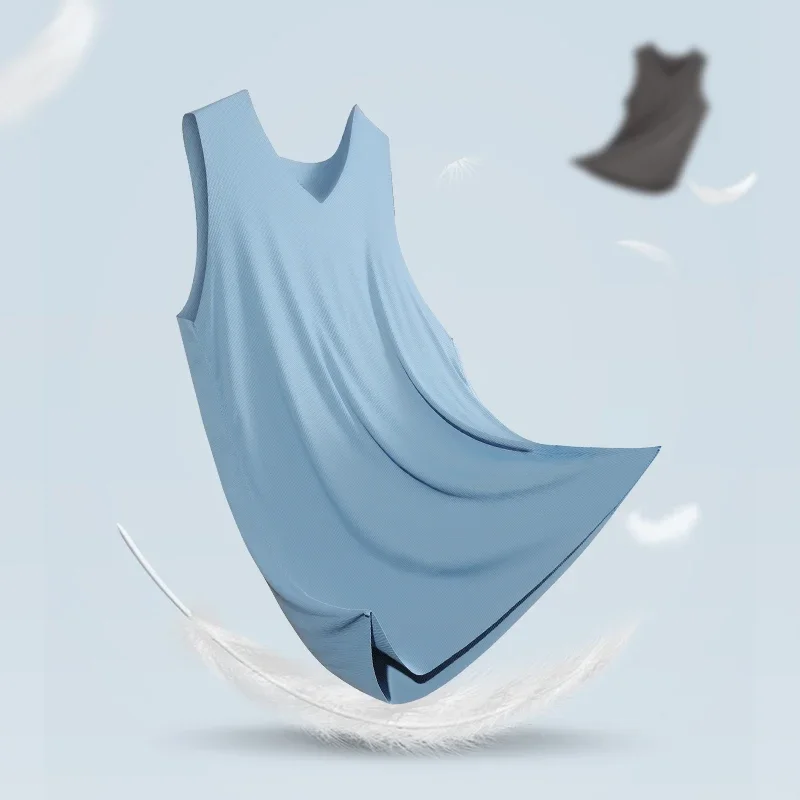 

A must-have for summer coolness! Ice silk vest, super cool in one second