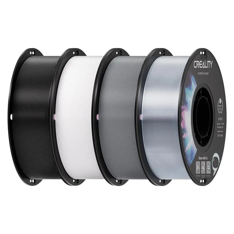 

3D Printer Filament Bundle, PETG Filament 1.75mm Multicolor, Excellent Toughness High Precision, Odorless NonToxic Moistureproof