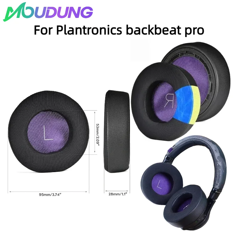 

Replacement Earpads For Plantronics backbeat pro Headphones Softer Protein Leather Earpads High Quality Earpads
