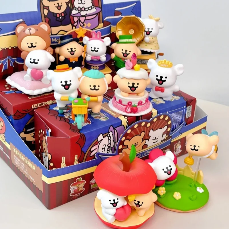 

Maltese Happy Moment Mystery Box Collectible Figurine Trendy Play Peripheral Desk Decor Surprise Gift For Fans Collector Toy