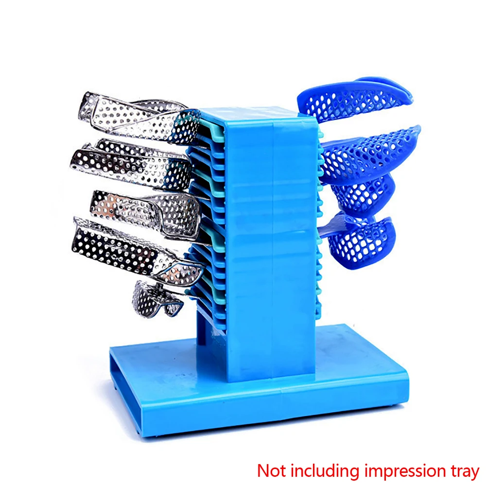 

Dental Impression Tray Holder Plaster Stand Plastic Soft Silicone Tooth Tray Dentist Oral Care Tools Placement Rack