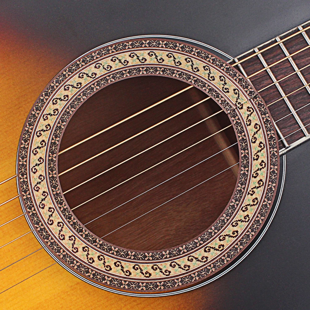 

Guitar Mouth Acoustic Sticker Decal Stickers for Sound Hole Rosette Cover Guitars