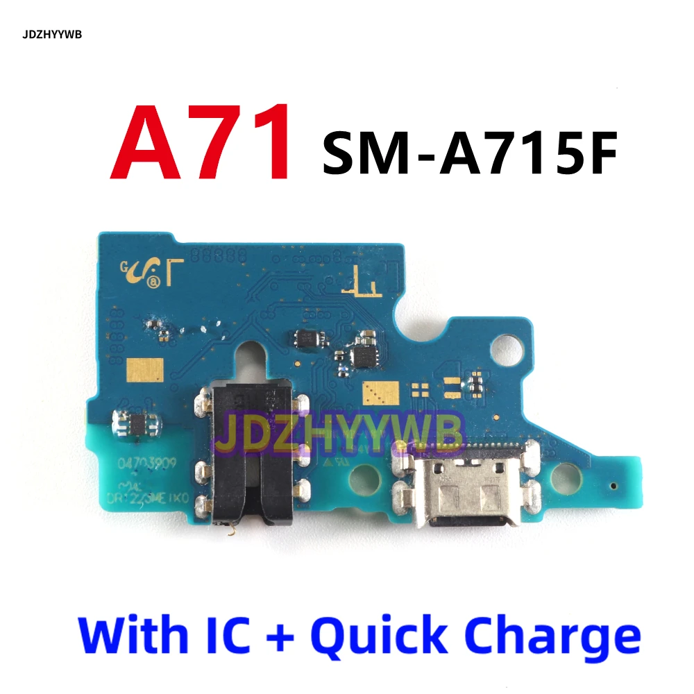 For Samsung Galaxy A71 4G A715F A715 USB Type-C 2.0 Charging Port Mic Microphone Dock Connector Board Flex Cable 25W