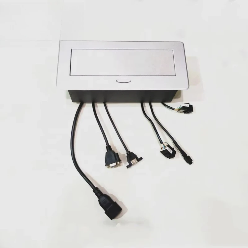 Hidden multi-function electric pop-up power socket table socket plug