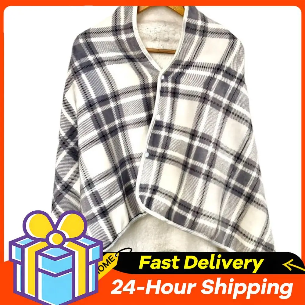 

Winter Electric Heating Body Warming Shawl Blanket Wearable Outdoor Camping Multifunctional Warm Shawl Fast Heating Blanket