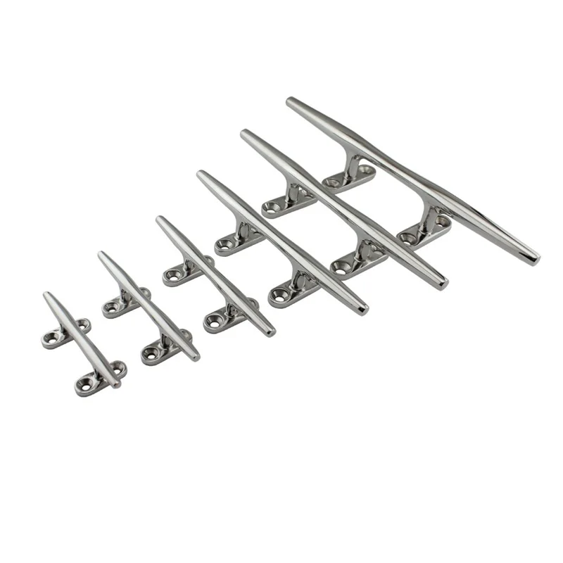 2 шт. AISI 316 Boat Deck Hollow Open Base Cleat заподлицо швартовочный планка от 4 до 12 дюймов для морской яхты