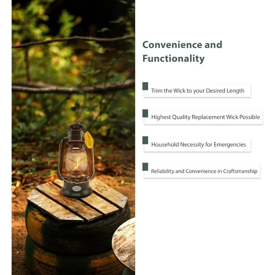 Light of Mine 3, 8 дюймов, 33 фута, 100 хлопковых плоских фитилей для парафинового масла, фонарей на керосине и масляных ламп с натуральной красной палом