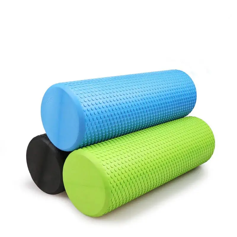 Bulk Exercise Fitness Mutil Color Custom Eco Friendly Yoga Pilates Back Massage Rollers 30cm Solid EVA Foam Roller