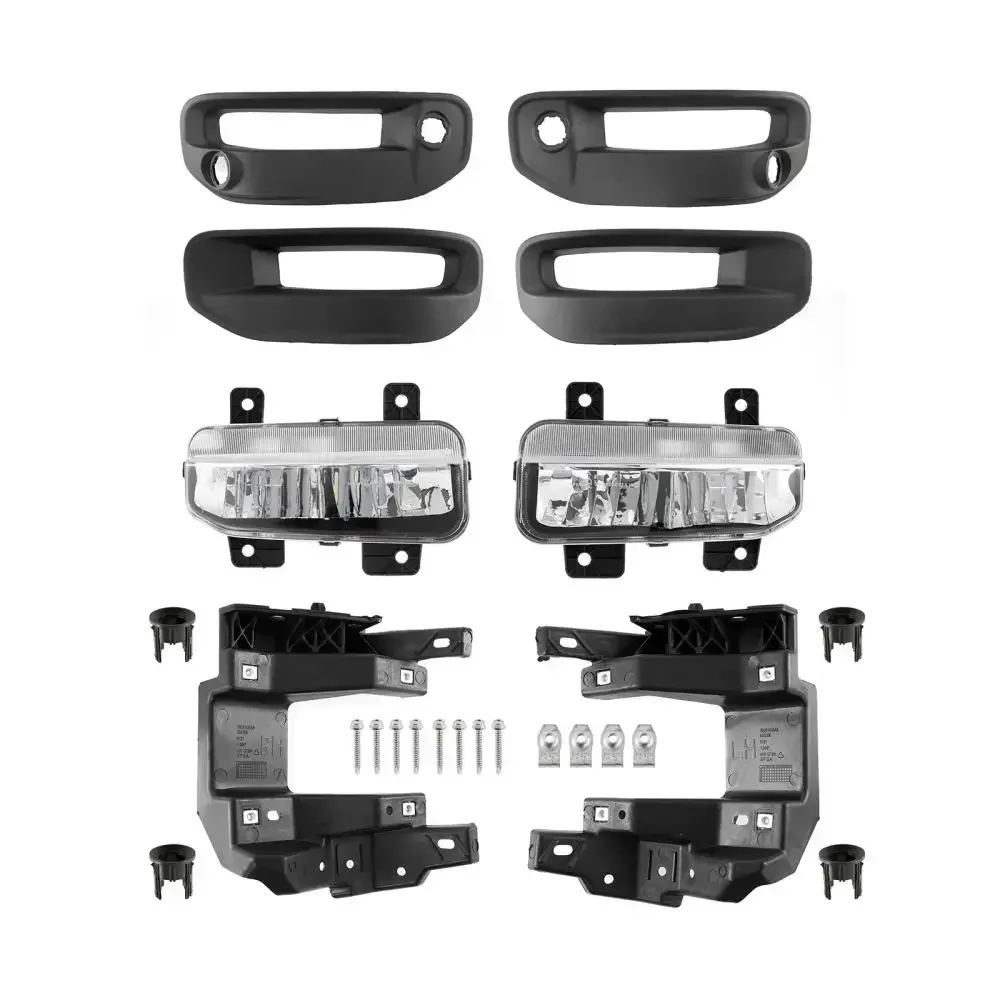 LED Fog Light Assembly for Dodge RAM 1500 DT 2019-2022 Upgrade Car Driving Fog Lamp with Bracket Cover Accessories #82215273AB