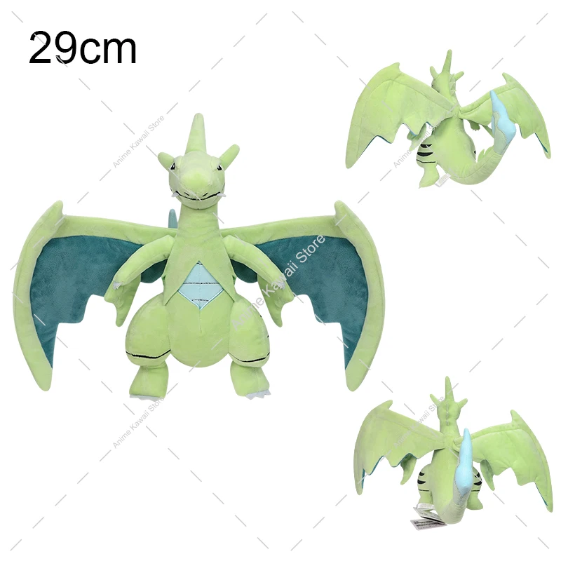 البوكيمون أفخم ميجا Charizard XY Gyarados Rayquaza محشوة ألعاب من نسيج مخملي عيد ميلاد الاطفال هدايا عيد الميلاد أنيمي شخصية الدمى #3