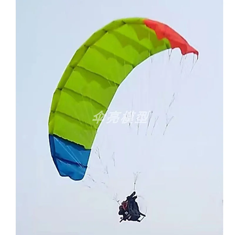 1m RC Paraglider Powered Droneleaf1.0 Walk The Dog or Kids Flying Parachute Bright Model Flying Paraglider Model Toys