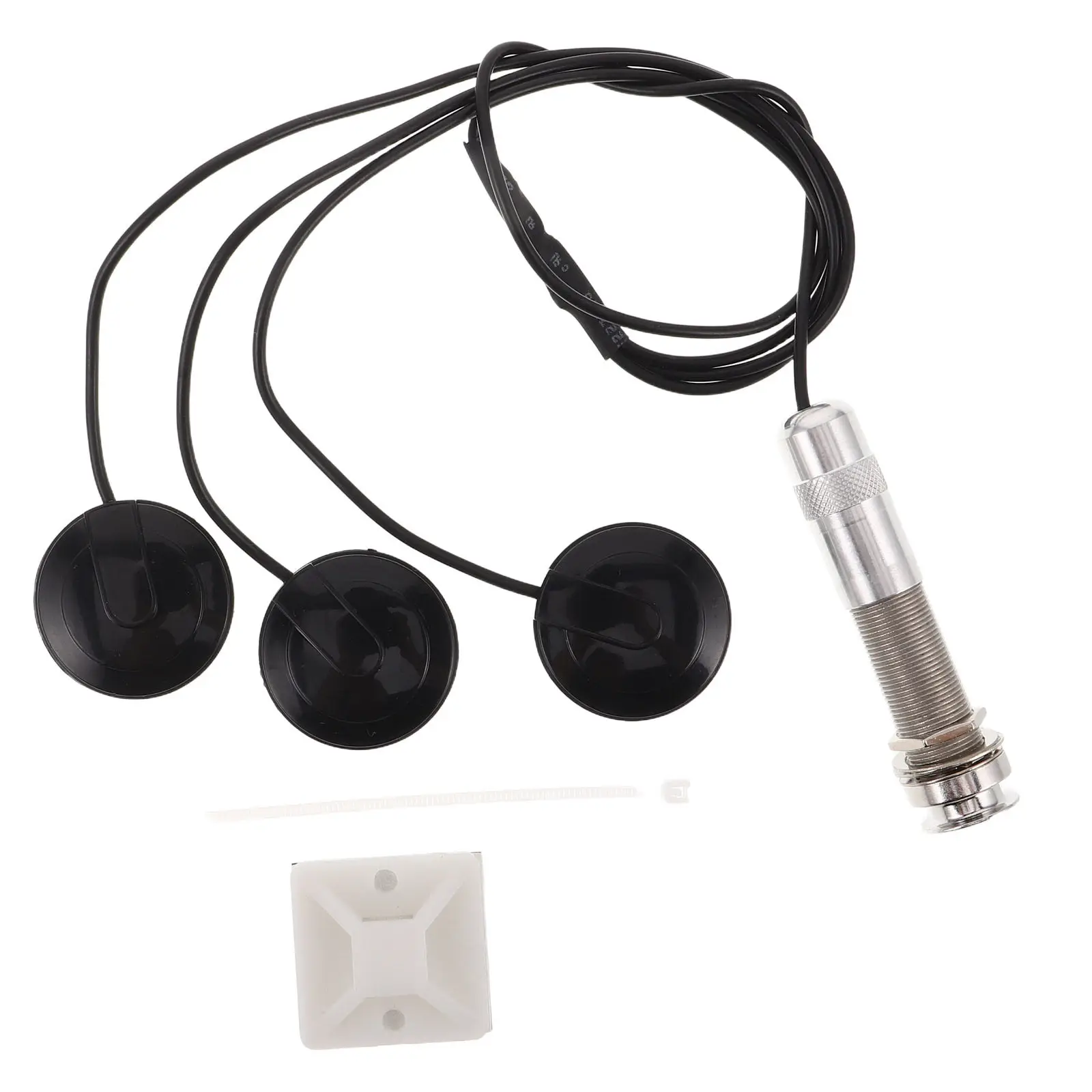 1Set Acoustic Guitar Pickup Piezo Transducer 3in1 Self Adhesive High Sensitivity Guitar Ukulele Mandolin Transducer Noise - view 5