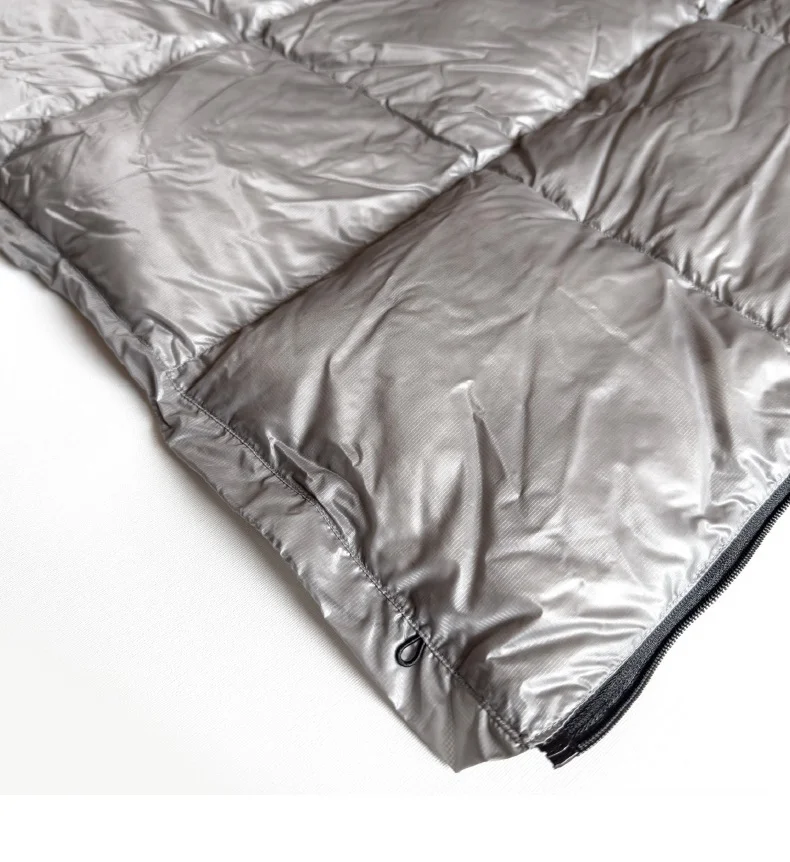 Eis Flamme Unten Rock Outdoor Camping Mutifunction Unten Quilt Tragbare Schlafsack Zubehör 800FP Thermische Quilt – Detail 3
