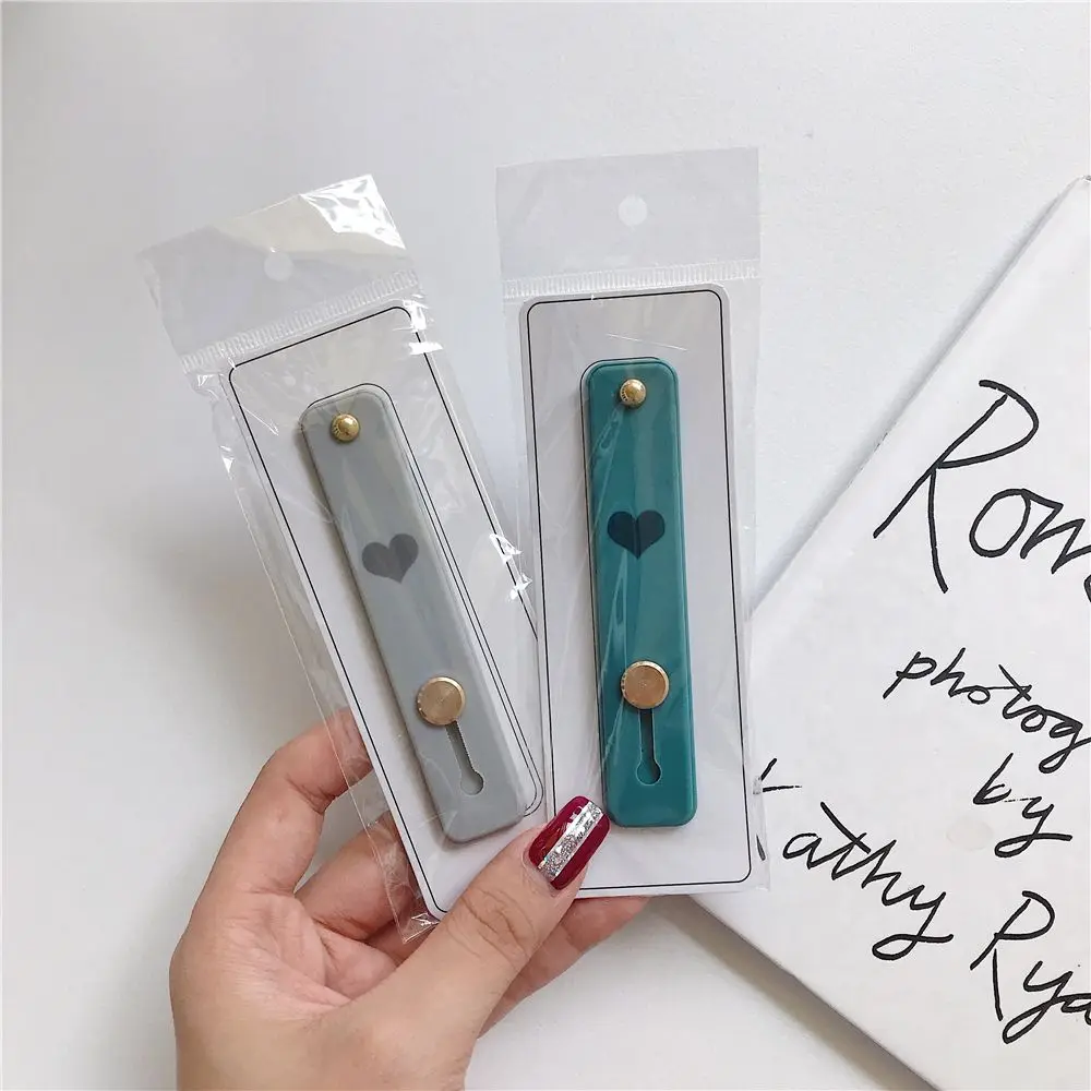 Creative Grip Stand Candy Color Phone Holder Silicone Finger Ring Push Pull Bracket Universal Hand Band Phone Accessaries
