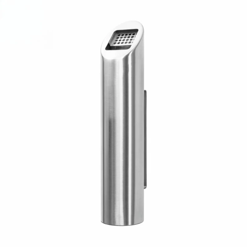 

Mini wall-mounted stainless steel soot box outdoor household cigarette case cigarette butt socket