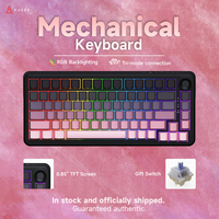 AJAZZ AK820MAXPLUS Tri-mode Wireless Mechanical Keyboard 8000mAh Large Battery Long Life Hot Swap Gasket Structure Gaming Keyboa