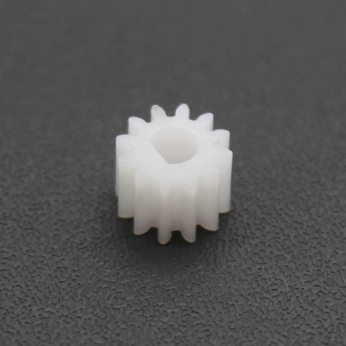 Thickness 5mm Modulus 0.5 1012DF Gear D Shape Hole 3mm 12 Teeth 0.5M Plastic Gear DIY Model Part Accessories