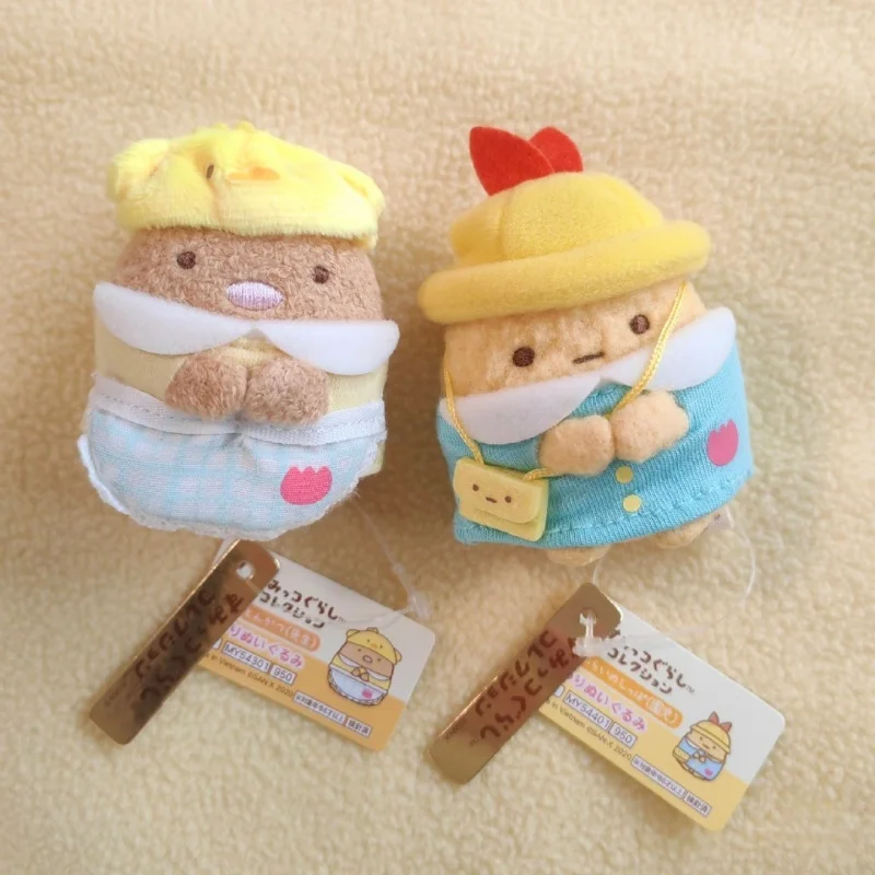 لطيف 6 سنتيمتر Sumikko Gurashi رياض الأطفال نمط Sumikko Gurashi أفخم تمثال kawaii لينة محشوة المقلية الروبيان أفخم دمية الملحقات