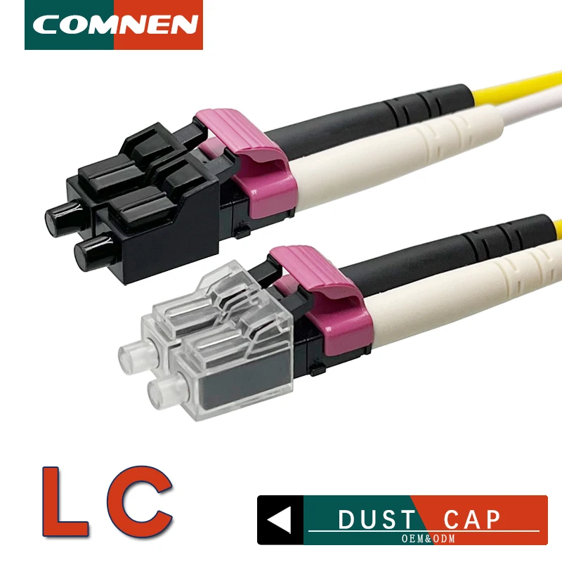 COMNEN 50/100 Uds LC herramienta de fibra óptica conector de cubierta antipolvo tapa protectora de polvo Pc para Cable de conexión óptica tapa de fibra óptica