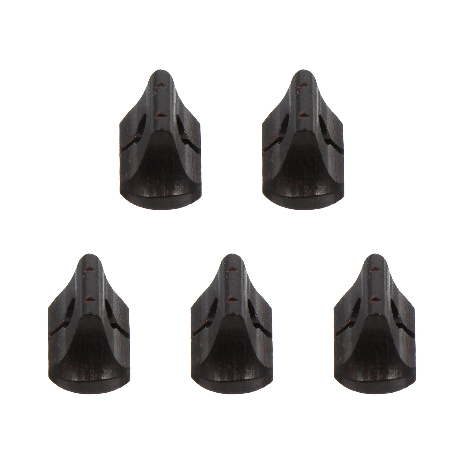 

5pcs Erhu Bridge Replacement Kit Wooden Saddle Nut for Chinese Traditional Instrument Ebony Guitar Tremolo System Parts Musical