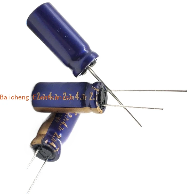 Condensatore Farad per accumulo di energia Ruby 2.7DMC4R7 2.7V4.7F Gold da 10 pezzi