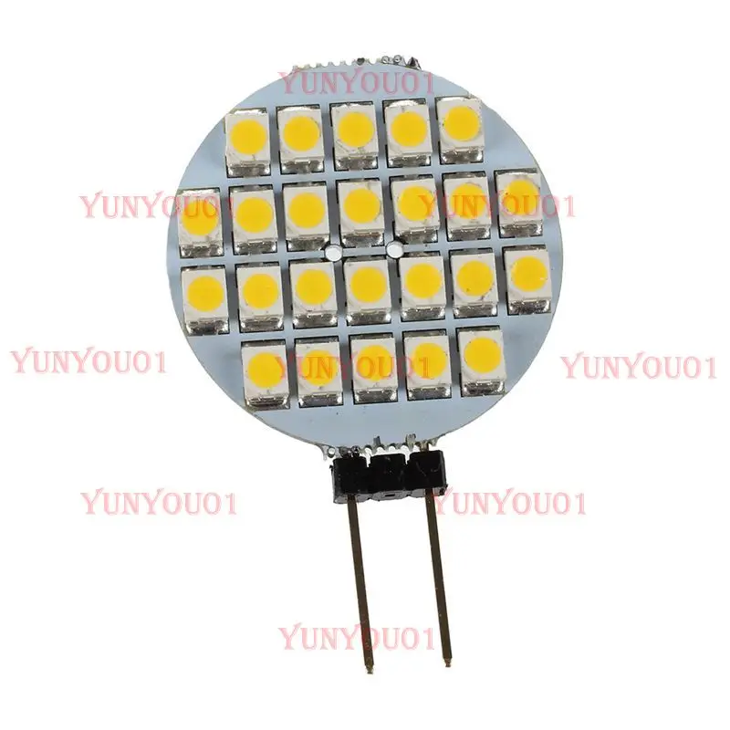 

10x G4 SMD 24 LED Cabinet Marine Camper Car Bulb Lamp 12V Warm White Light