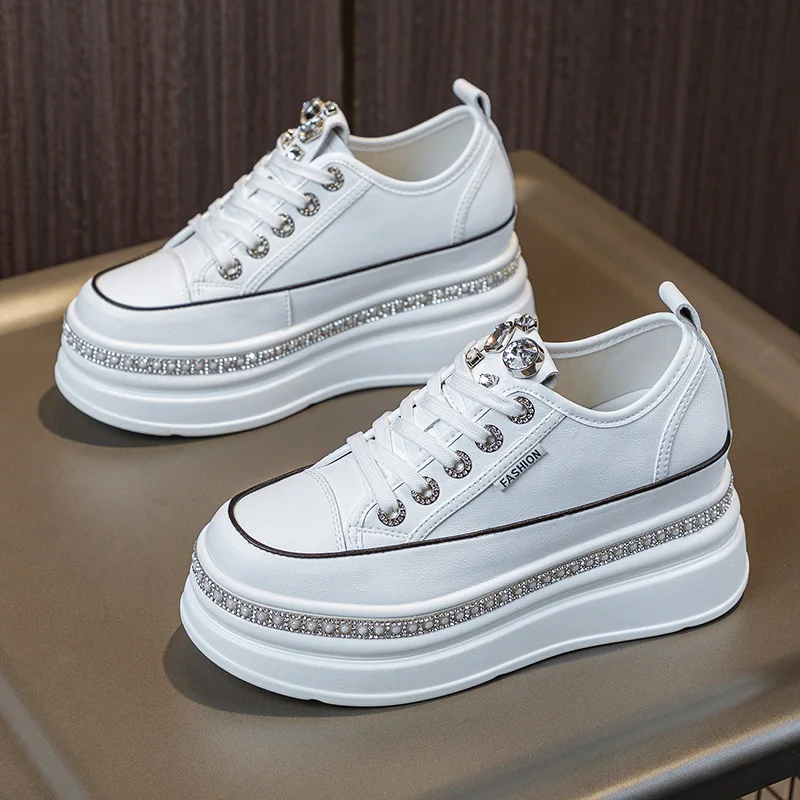 سميكة وحيد أحذية للنساء ، ارتفاع ارتفاع مطابقة ، طالب الكورية تنوعا ، بطانة واحدة ، الاتجاه الجديد ، الخريف ، 7 سنتيمتر ، 2023