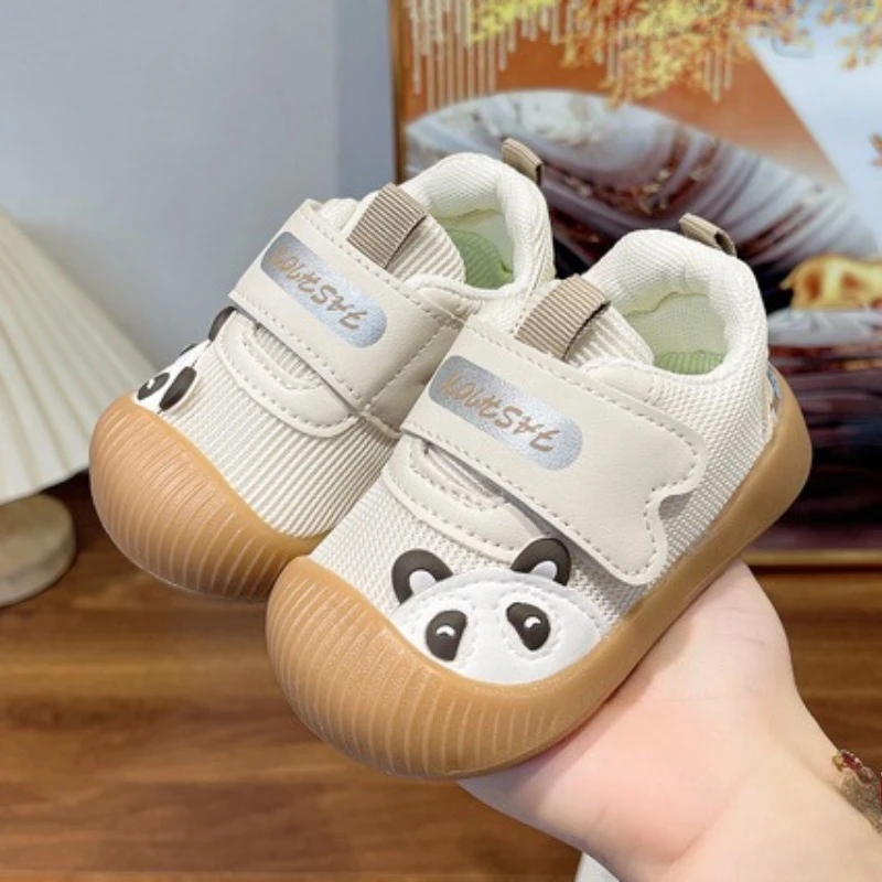 

Summer Baby Walking Shoes Lightweight Mesh Boys Girls Sandals 0-3 Years Soft Sole Anti-Slip Casual Footwear for Children
