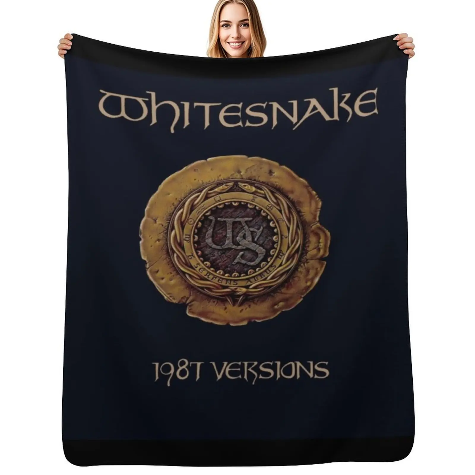 Whitesnake 1987 versions Throw Blanket All Season Lightweight Soft Blanket for Bed