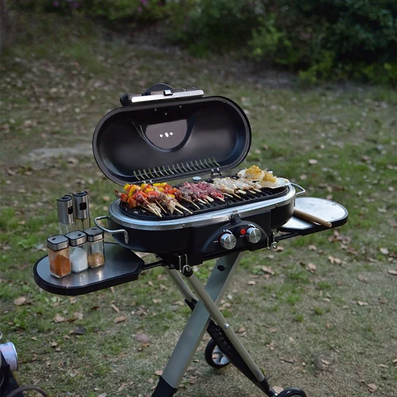 

Портативная газовая духовка с двойной головкой для улицы