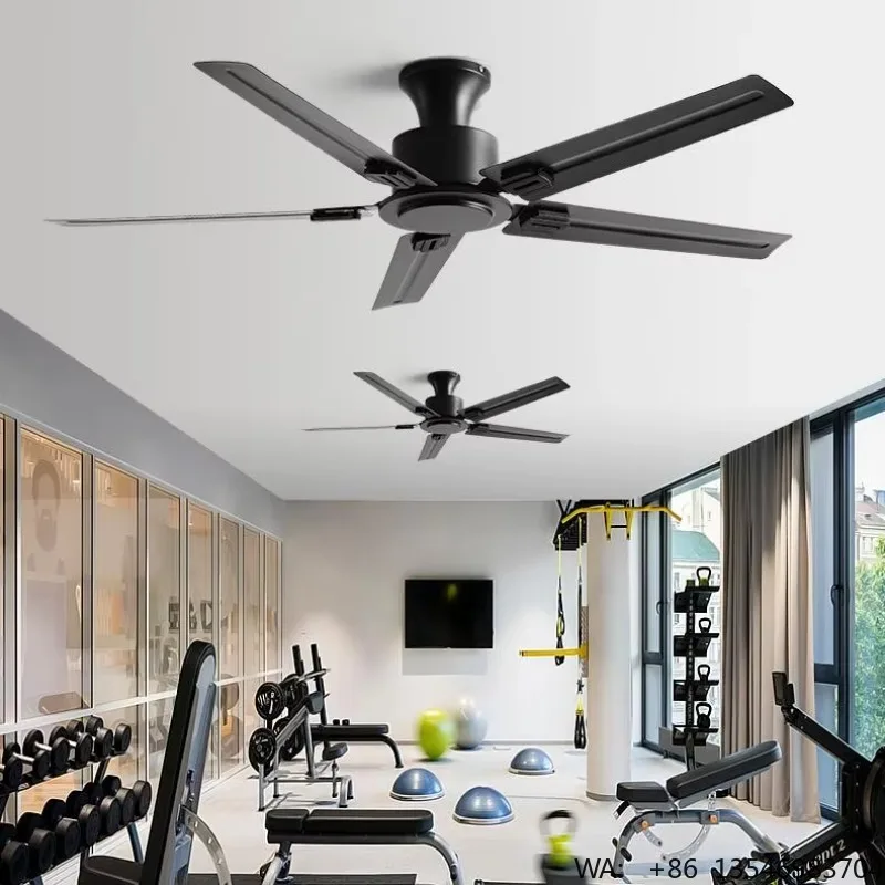 56 Inch Wide Angle Strong Air Supply Low Noise Modenr Decorative Remote Control Ceiling Fan