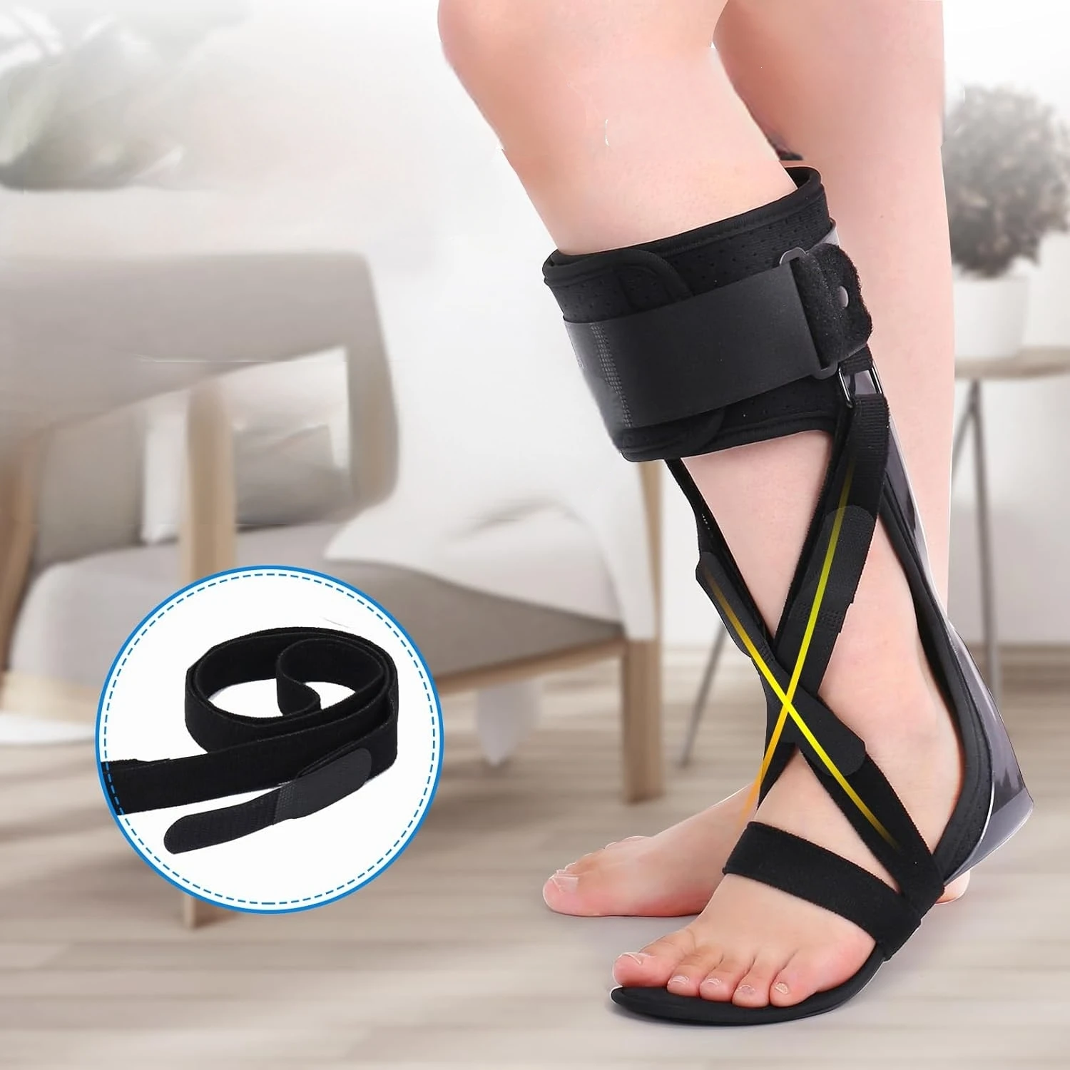 Drop Foot Brace Ankle Foot Orthosis Walking Instability Injury Recovery Hemiplegia Foot Drop Stabilizer Ankle Support Brace