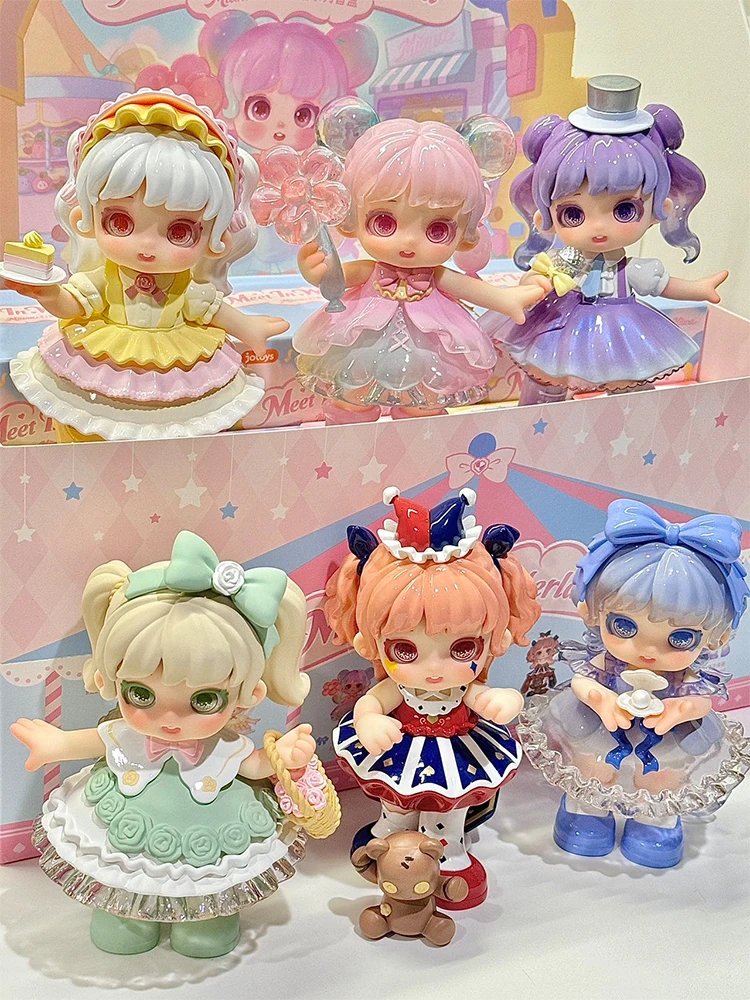 

Miana Meet In Wonderland Series Blind Box Toys Kawaii Anime Figure Surprise Mystery Box Dolls Girls Gift