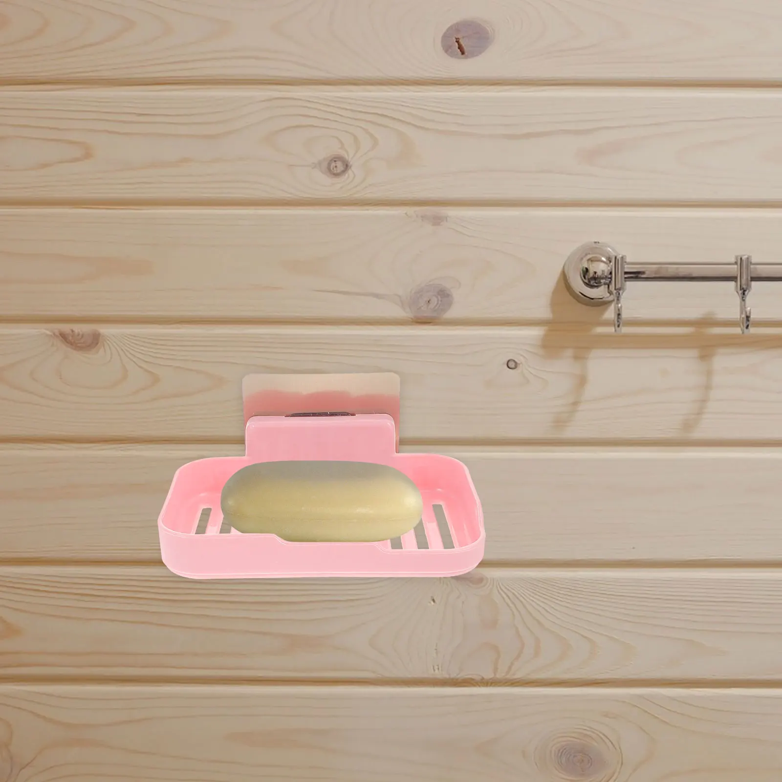 

2Pcs RV Bathroom Soap Box Wall Mounted Travel Soap Holder Durable PP Space Saving Dual Boxes Shower Accessories