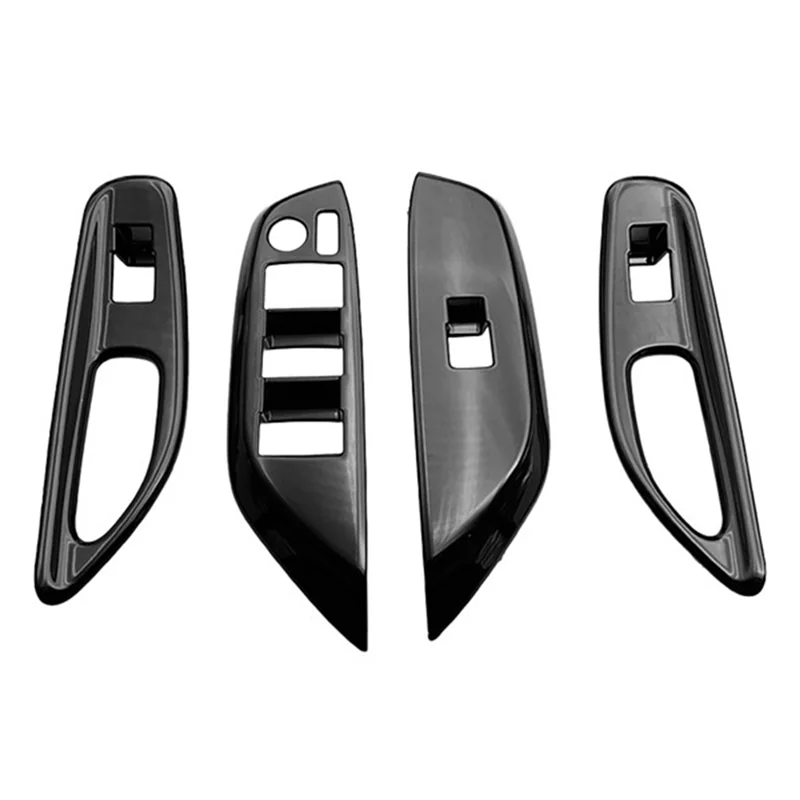 

A04E-1 Set Window Glass Lift Button Trim Glossy Black For Toyota Yaris Cross 2020-2023 RHD