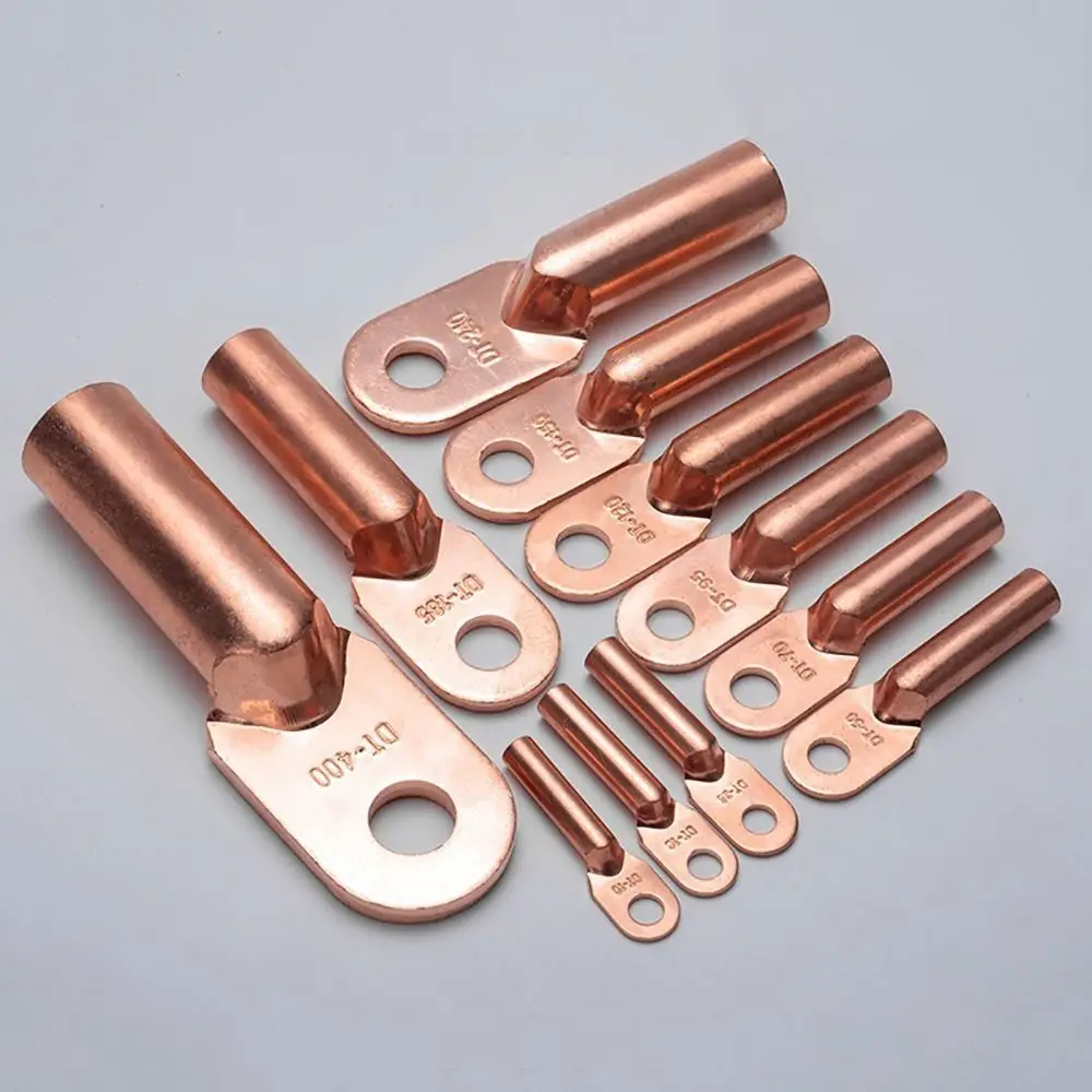 Cable Connector Crimping Type Copper Terminals copper cable terminal Tube DT-10 DT-16 DT-25 DT-35 DT-50 DT-70 DT-95
