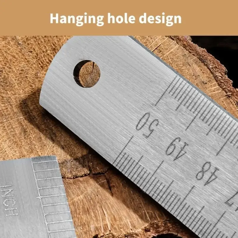 Stainless Steel Straight Edges Ruler for Precisions Accurate Drawing Drafting Measuring Tasks Architects and Engineers