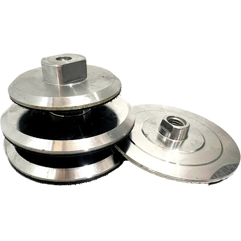 

1PC Aluminum Backer Pads 4inch Backer Pad For Diamond Polishing Pad Aluminum Base Backing Holder M10 M14 5/8-11 Power Tools