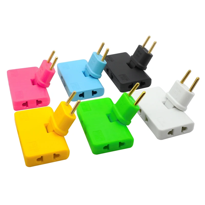 HOT！1pc EU Plug Rotatable Socket Converter One in Three 180 